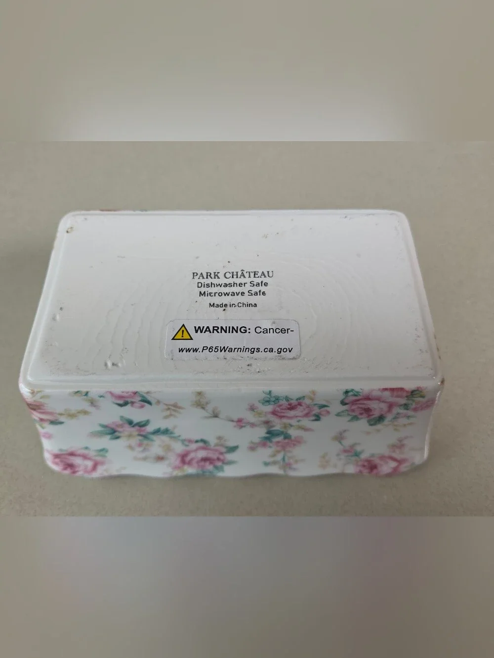 Park Chateau Roses Design Rectangle Serving Dish **NEW